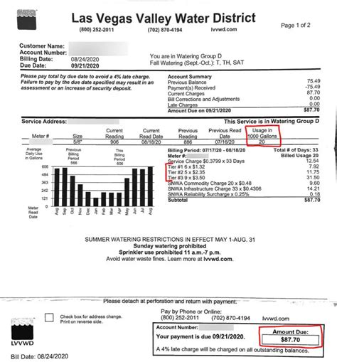 online las vegas water bill.